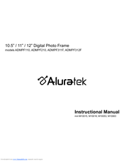 Aluratek ADMPF210 Instructional Manual