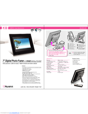 Aluratek ADMPF107 Product Reference Card
