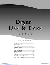 Amana NED7200 Use & Care Manual