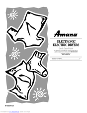 Amana W10233410A Use And Care Manual