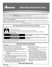 Amana W10157794A User Instructions