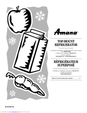 Amana W10162526A Refrigerator Use & Care Manual