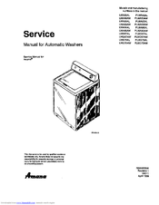 Amana LWD70AL PLWDTOAL Service Manual
