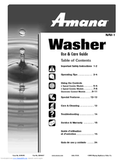 Amana NAV-1 Use And Care Manual