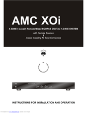 AMC XOi Installation And Operation Instructions Manual