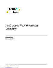 Amd Geode LX 600@0.7W Data Book