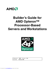 AMD OPTERON 30925 Builder's Manual
