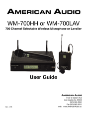 American Audio WM-700HH User Manual
