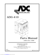 American Dryer Corp. ADG-410 Parts Manual