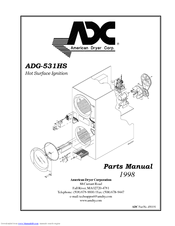 American Dryer Corp. ADG-531HS Parts Manual