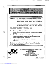 American Dryer Corp. Microprocessor Control Gas v Operator's Manual
