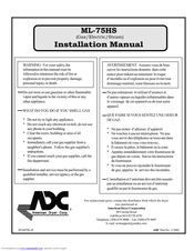 American Dryer Corp. ML-75HS Installation Manual