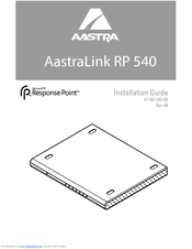 Aastra AastraLink RP 540 Installation Manual