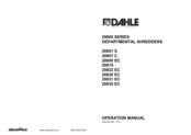 Dahle 20800 EC Operation Manual
