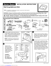 American Standard Retrospect Round Front Toilet none Installation Instructions