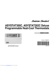 American Standard ASYSTAT302C Owner's Manual