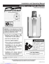American Water Heater GH-90N Installation And Operating Manual