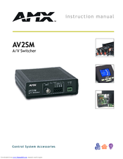 AMX AV2SM Instruction Manual