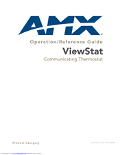 AMX ViewStat Operation/Reference Manual