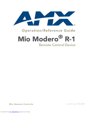 AMX FG147 Operation/Reference Manual