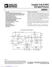 Analog Devices AD9843A User Manual