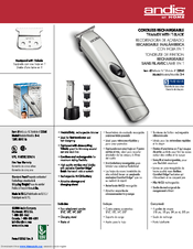 Andis 32840 Specifications