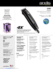 Andis PMT-2 Specification Sheet