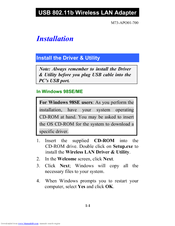 Abocom WBD512 Installation Manual