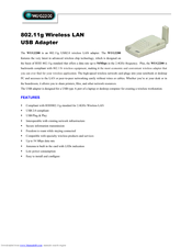 Abocom WUG2200 Specifications