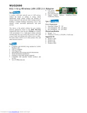 Abocom WUG2690 Specification Sheet