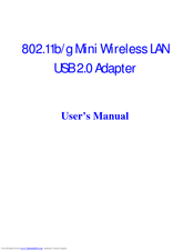 Abocom WUG2700 User Manual