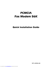 Abocom FM560MX Quick Installation Manual