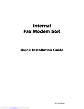 Abocom ISM560 Quick Installation Manual