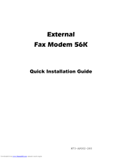 Abocom SFM560 Quick Installation Manual
