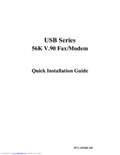 Abocom UFM560 Quick Installation Manual