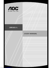 AOC LM560 User Manual