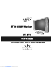 Apex Digital AVL 2778 User Manual