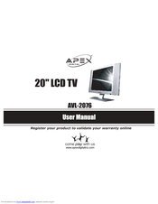 Apex Digital AVL-2076 User Manual