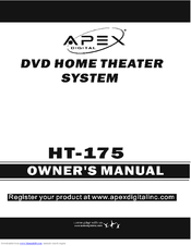 Apex Digital HT-175 Owner's Manual