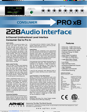 Aphex 228 Specifications