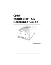 QMS Magicolor CX Reference Manual