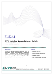 Abocom PLS342 Specification Sheet