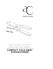 Andrew Collinge AC8TST Instructions And Warranty