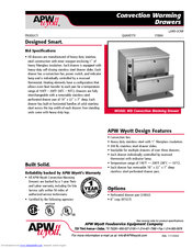 APW Wyott WD-2CMF Specification Sheet