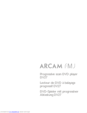 Arcam DV27 Handbook
