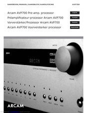 Arcam AVP700 Handbook