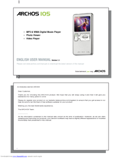 Archos 110505 User Manual