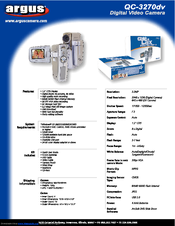 Argus QC-3270dv Specification Sheet