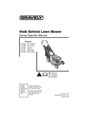 Gravely 911095 - Pro 21CH Owner's/Operator's Manual