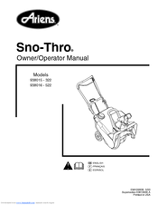 Ariens Sno-Thro 938016 Owner's/Operator's Manual